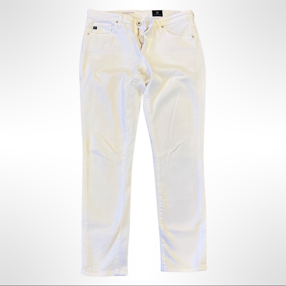 AG white jeans 26R Prima Ankle Cigarette Ankle